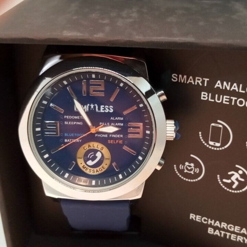 New Limitless Men’s SU-2571-C Analog Smart Watch